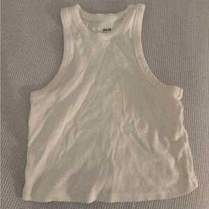 THE BLAIR BABY TEE BY MAEVE: SLEEVELESS CROPPED RACERBACK EDITION